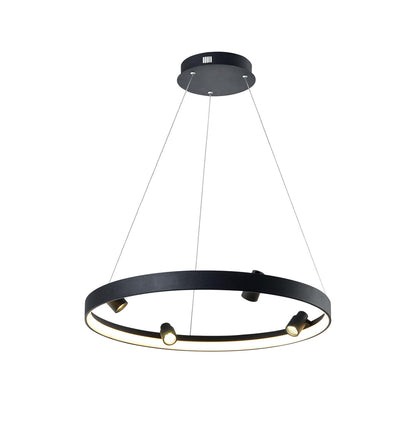 LED пендел Viokef Denis 4250600 58W 3000K 3050lm черно