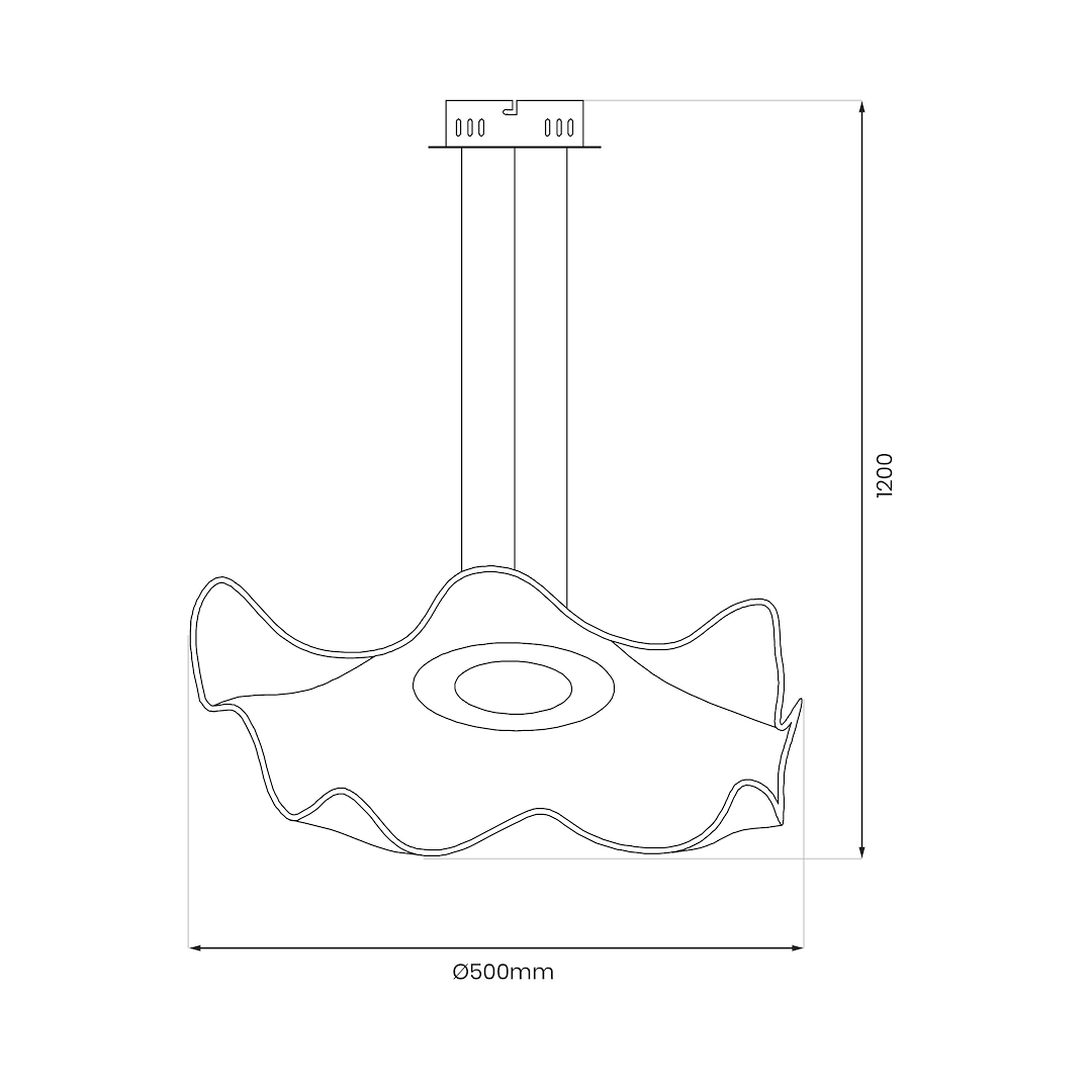 Пендел LARGO 16W LED, ML1042, 305134