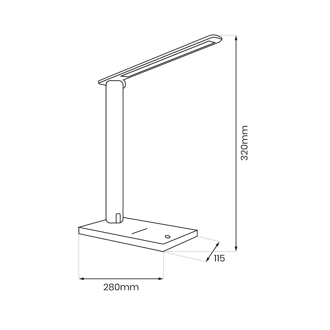 Настолна лампа Post White LED 5W, ML1631, 305137