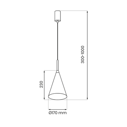 Пендел CAPITAL GREEN Ø17см 1xGX53, MLP0967, 305125