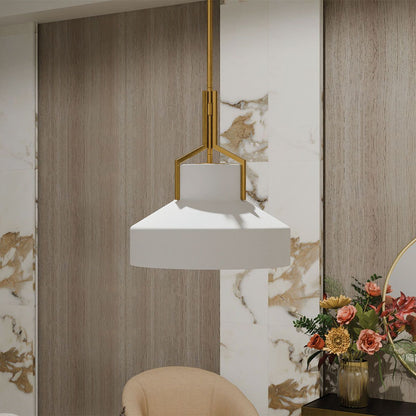 Elstead Lighing QZ-BRECKEN-2P-AB-OPAL Ф37см пендел бронз с опално стъкло