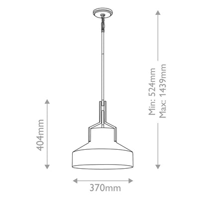 Elstead Lighing QZ-BRECKEN-2P-AB-OPAL Ф37см пендел бронз с опално стъкло