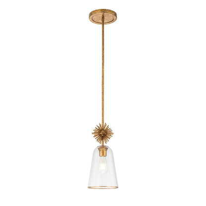 Elstead Lighing STARING-MP-DG CLEAR аплик стъкло/старинен месинг Е27